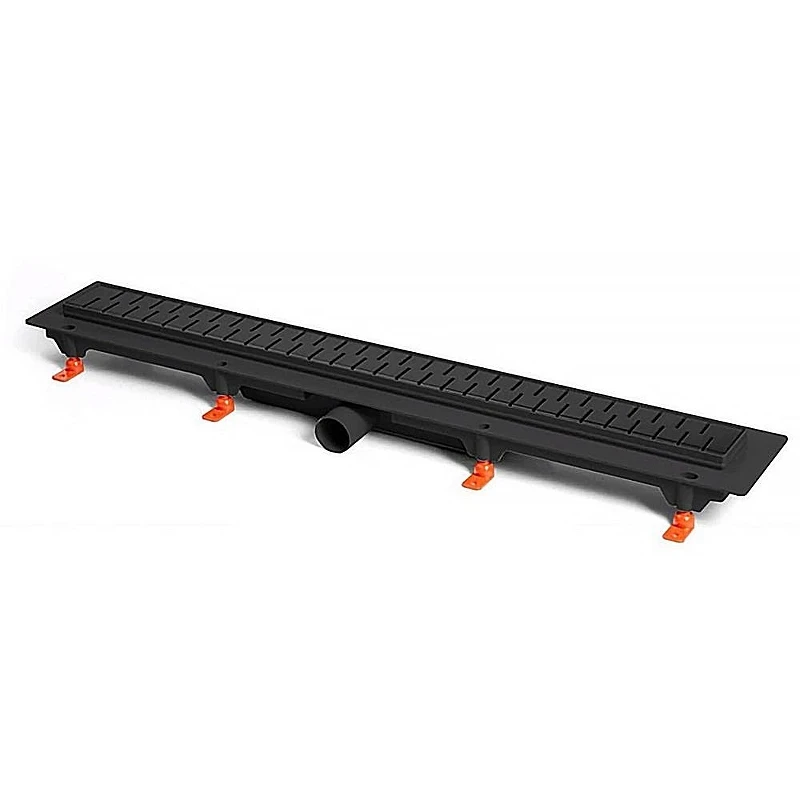 Душевой лоток Azario Medium AZ-CH 750/50 MC с решеткой цвет Черный
