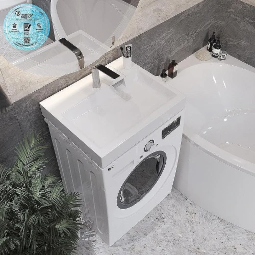 Раковина Marmo Bagno Дельта 60 MB-DL60-50 на стиральную машину Белая