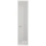 Шкаф пенал Art&Max Platino AM-Pla-400-1600-1D-R-L-DS-F с сенсорным выключателем Белый МДФ / ЛДСП, стекло
