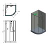 Акриловый поддон для кабины Aquanet Passion EVO 267919 Белый