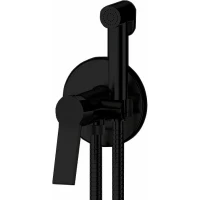 Гигиенический душ со смесителем Remer Slash SL65WNO Черный матовый латунь встраиваемый