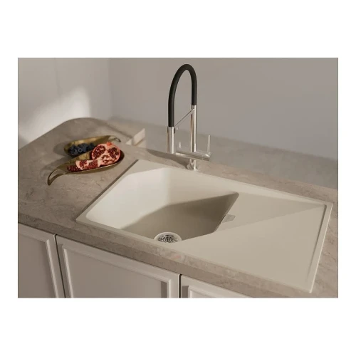 Кухонная мойка Rivelato Locus LS-85 beige scuro цвет Темно-бежевый