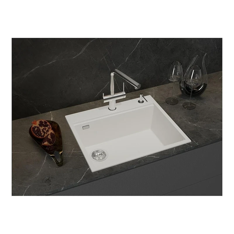 Кухонная мойка Rivelato Tesoro 60 TR-605-L brina цвет Иней