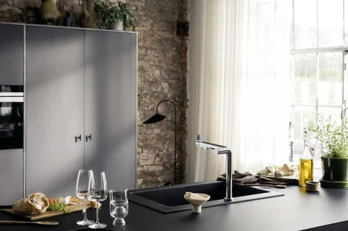 Смеситель для кухни Hansgrohe Aqittura M91 76804000 Хром латунь