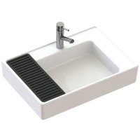 Раковина Creavit Arya 65 AR065-00CB00E-0000 Белая фарфор подвесная, накладная