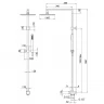 Душевая система Paini RS Q4 50CR191ARQ2P3 Хром