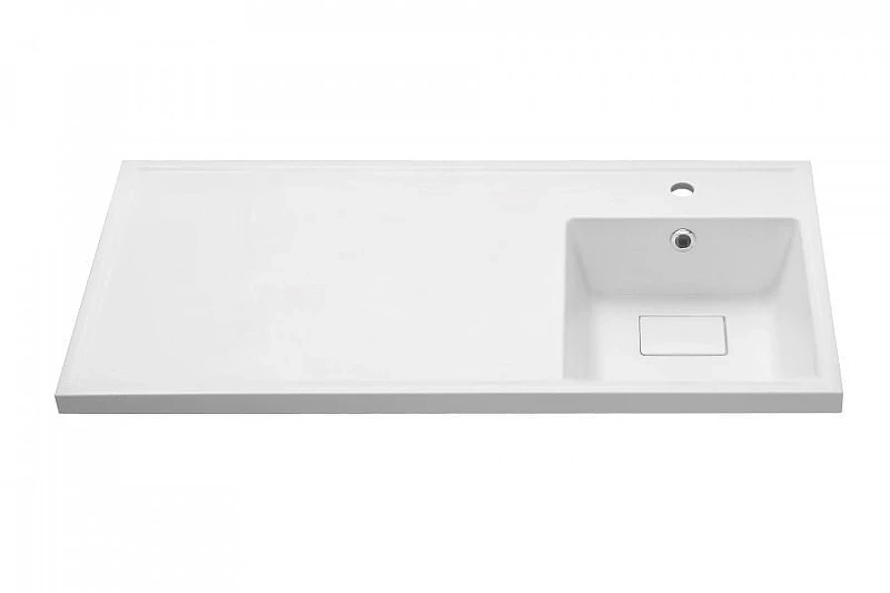 Раковина Aquaton Лайн 100 R 1A72073KLF010 с местом под стиральную машину цвет Белый