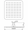 Верхний душ Ideal Standard Ideal Rain B0024XG Черный шелк латунь на потолок