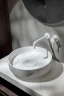 Раковина-чаша Boheme Corian 40 801-CLCT Calacatta искусственный камень (литьевой мрамор) накладная