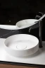 Раковина-чаша Boheme Corian 40 801-CLCT Calacatta искусственный камень (литьевой мрамор) накладная