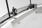 Душевой уголок Cezares Stylus 100x100 STYLUS-M-R-2-100-C-Cr профиль Хром стекло прозрачное