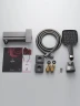 Смеситель для ванны Rose R2802T цвет Оружейная сталь