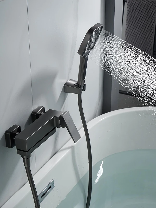 Смеситель для ванны Rose R2802T цвет Оружейная сталь
