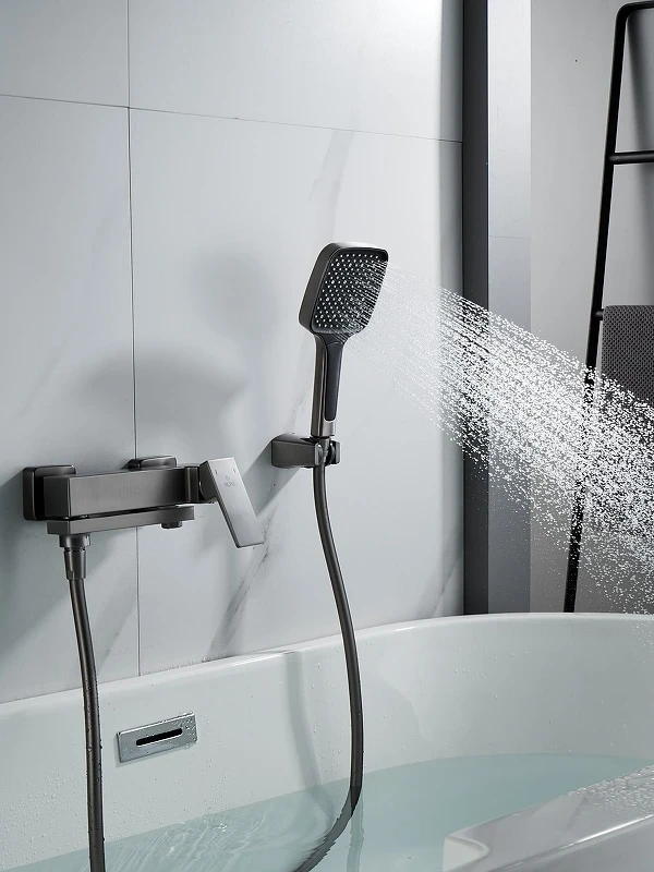 Смеситель для ванны Rose R2802T цвет Оружейная сталь