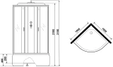 Душевая кабина Niagara Classic 100x100 NG-6709-14 без гидромассажа