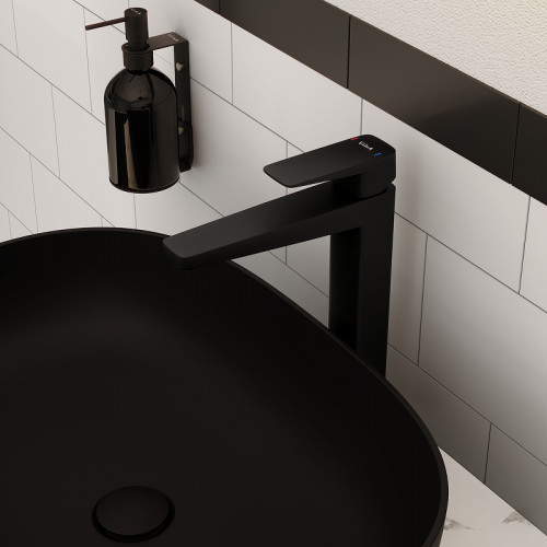 Смеситель для раковины Vitra Root Square A4273336EXP Черный матовый латунь