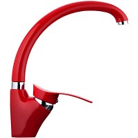 Смеситель для кухни Frap F4101-13 Красный силумин на столешницу