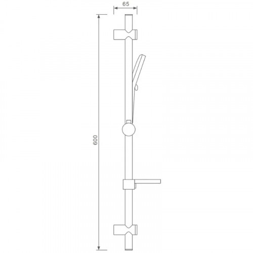Душевой гарнитур Splenka S470.01.06 Черный матовый