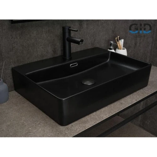 Раковина Gid Geometrico Bm9256 60 53375 цвет Черный матовый
