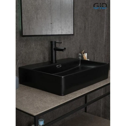 Раковина Gid Geometrico Bm9256 60 53375 цвет Черный матовый