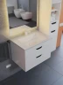 Тумба с раковиной Uperwood Modul 65 3930205581 подвесная цвет Белый матовый Графит матовый