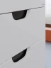 Тумба с раковиной Uperwood Modul 65 3930205581 подвесная цвет Белый матовый Графит матовый