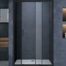 Душевая дверь Vincea Alpha 110 VDS-3AL110CLB профиль Черный стекло прозрачное