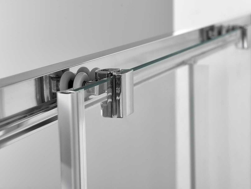Душевая дверь Vincea Alpha 110 VDS-3AL110CLB профиль Черный стекло прозрачное