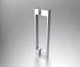 Душевая дверь Vincea Alpha 110 VDS-3AL110CLB профиль Черный стекло прозрачное
