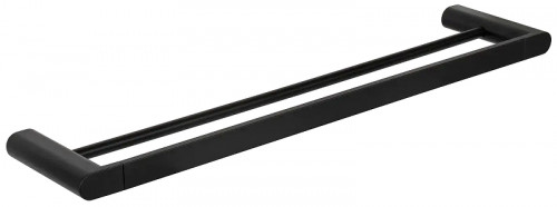 Полотенцедержатель Remer Lounge LN33NO двойной цвет Черный матовый