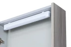 Зеркальный шкаф Aquaton Сильва 50 L 1A215502SIW6L с подсветкой Дуб фьорд МДФ / ЛДСП, стекло