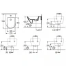 Биде Villeroy&Boch Subway 3.0 44700001 подвесное Альпийский белый