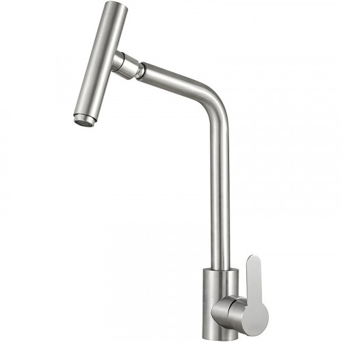 Смеситель для кухни Melodia della vita Perfetto MDV30205ss Нержавеющая сталь