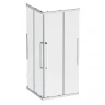 Душевой уголок AM.PM Func 90x90 W84G-403-9090-МТ профиль Хром матовый стекло прозрачное