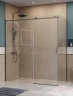 Душевой уголок BelBagno Soft Close-2 180x100 SOFT_CLOSE-2-AH-1-180/100-C-GM профиль Оружейная сталь стекло прозрачное