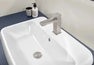 Смеситель для раковины Villeroy&Boch Architectura Square TVW12500100064 цвет Никель сатинированный матовый