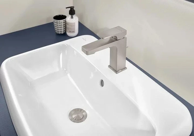 Смеситель для раковины Villeroy&Boch Architectura Square TVW12500100064 цвет Никель сатинированный матовый