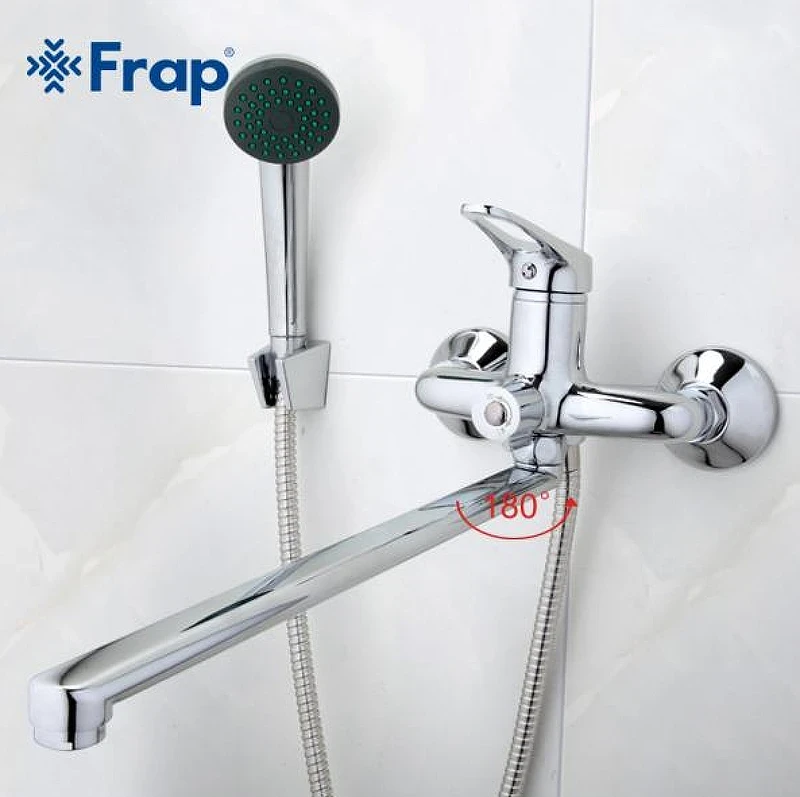Смеситель для ванны Frap H28 F2228 универсальный Хром латунь на стену