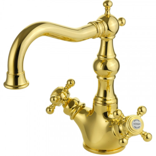 Смеситель для раковины Migliore Arcadia 18398 Золото латунь