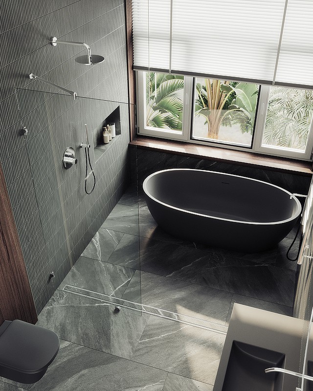 Душевая перегородка Maybah Glass MGD-260-4 890x1950 коннектор стена-стекло Хром глянцевый стекло прозрачное