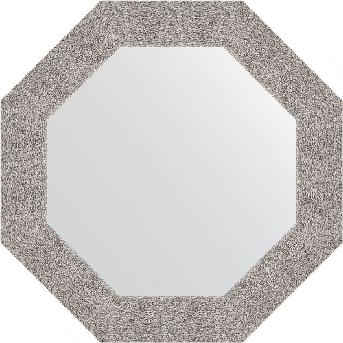 Зеркало Evoform Octagon 67х67 BY 3803 в багетной раме - Чеканка серебряная 90 мм стекло