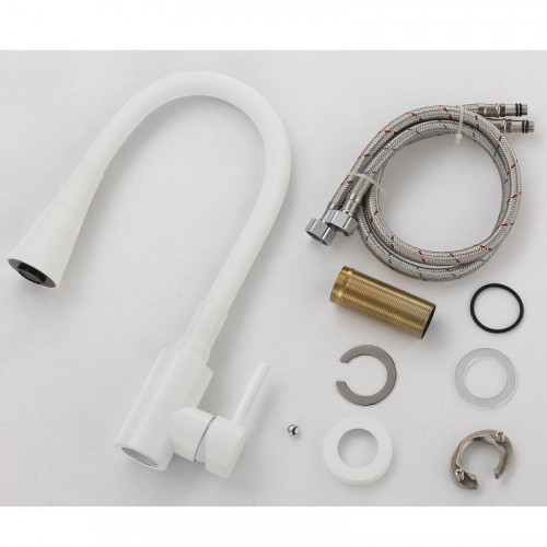 Смеситель для кухни Savol S-3002WM цвет Белый