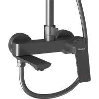 Душевая система Grossman Galaxy 500.K35.01.420 Графит брашированный латунь на стену