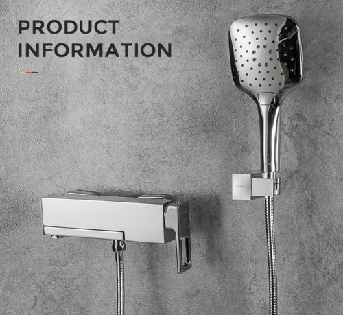 Смеситель для ванны Gappo G18 G3018 Хром латунь на стену