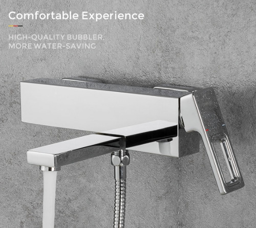 Смеситель для ванны Gappo G18 G3018 Хром латунь на стену