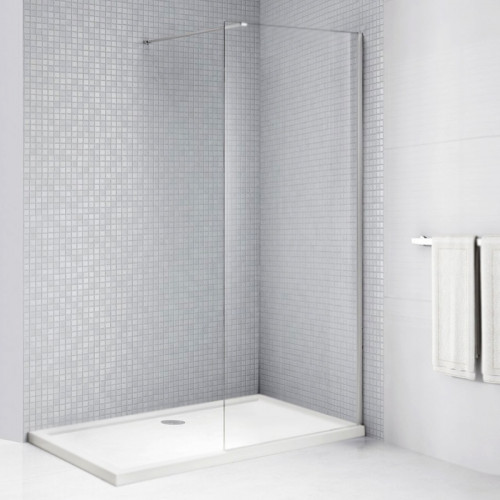 Душевая перегородка Cezares Liberta L-1 120 профиль Хром стекло прозрачное