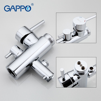 Смеситель для ванны Gappo G3098 Хром латунь на пол