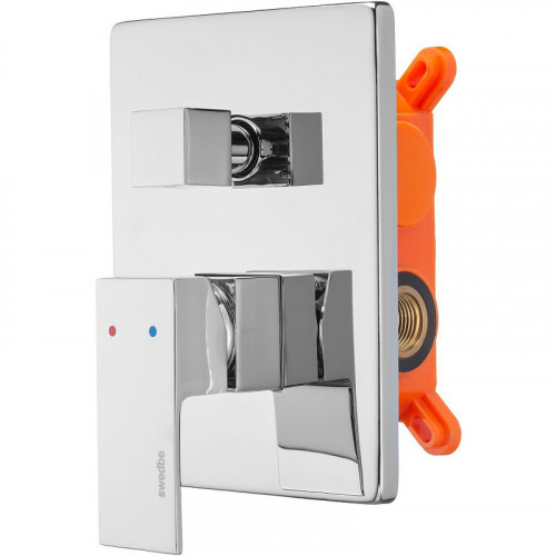 Смеситель для душа Swedbe Platta 5519 Хром латунь встраиваемый