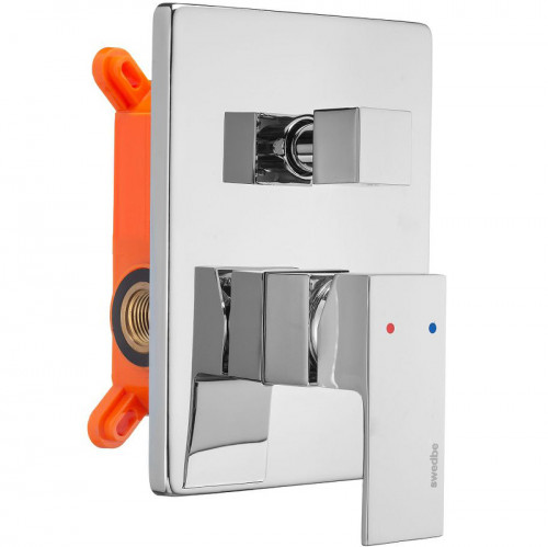 Смеситель для душа Swedbe Platta 5519 Хром латунь встраиваемый