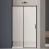 Душевая дверь Vincea Soft 2 130 VDS-3SO2130CLB профиль Черный стекло прозрачное